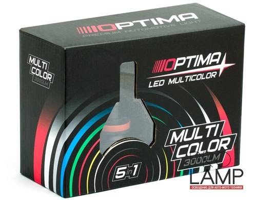 Светодиодные лампы Optima LED MultiColor H7 3000Lm — MultiColor Optima LED H7 3