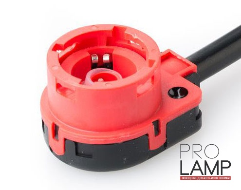 Переходник от блока KET-02 к лампе D2 (красный игнитор) — adapter ksenon lamp KET 02 D2 RED 2