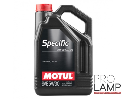 MOTUL Specific VW 504.00 / 507.00 5W-30 - 5 л.: 9389c8f8ce0aa88e073bd60cedb2e3e6