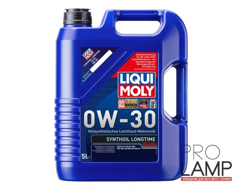 LIQUI MOLY Synthoil Longtime Plus 0W-30 — Синтетическое моторное масло 5 л.: motornoe maslo liqui moly synthoil longtime
