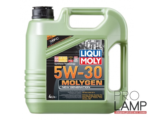 LIQUI MOLY Molygen New Generation 5W-30 — НС-синтетическое моторное масло 4 л.