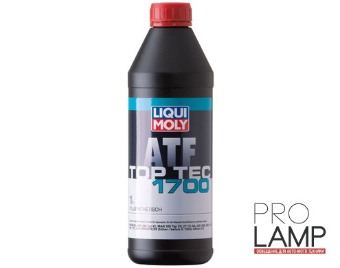 LIQUI MOLY Top Tec ATF 1700 — Синтетическое трансмиссионное масло для АКПП 1 л.: transmissionnoe maslo liqui moly top