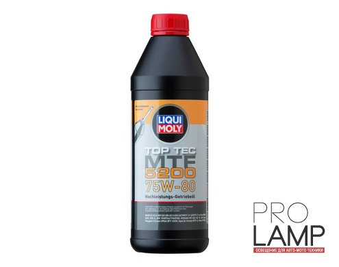 LIQUI MOLY Top Tec MTF 5200 75W-80 НС-синтетическое трансмиссионное масло, 1л: transmissionnoe maslo liqui moly top tec
