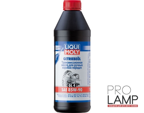 LIQUI MOLY Getriebeoil (GL-4) 85W-90 — Минеральное трансмиссионное масло 1 л. — общий вид