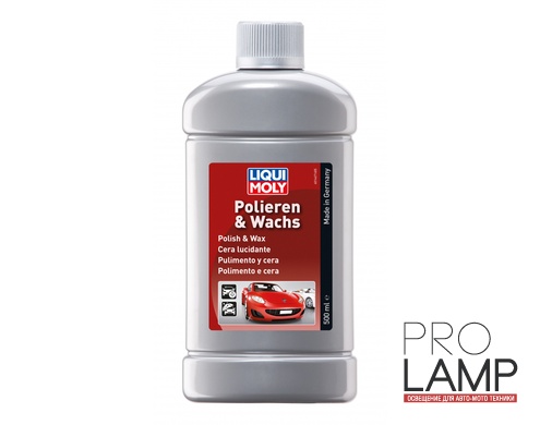 LIQUI MOLY Polieren & Wachs — Универсальная полироль для любых поверхностей 0.5 л.: polirol liqui moly polieren wachs