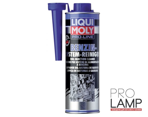 LIQUI MOLY Pro-Line Benzin-System-Reiniger — Присадка для очистки бензиновых систем впрыска 0.5 л.: prisadka dlya