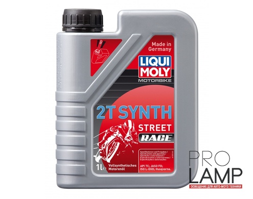 LIQUI MOLY Motorbike 2T Synth Street Race — Синтетическое моторное масло для 2-тактных мотоциклов 1 л.: 3a2f1b9bbf min