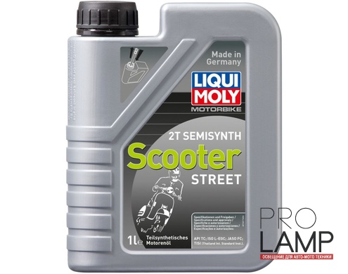 LIQUI MOLY Motorbike 2T Semisynth Scooter Street — Полусинтетическое моторное масло для скутеров 1 л. — общий вид