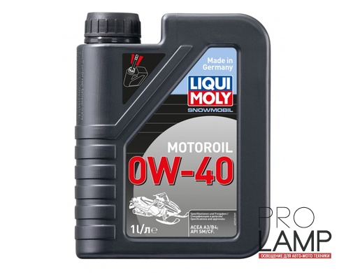 LIQUI MOLY Snowmobil Motoroil 0W-40 — Синтетическое моторное масло для снегоходов 1 л.