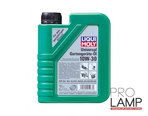 Universal 4-Takt Gartengerate-Oil 10W-30 — Универсальное минеральное моторное масло для садовой техники 1 л.