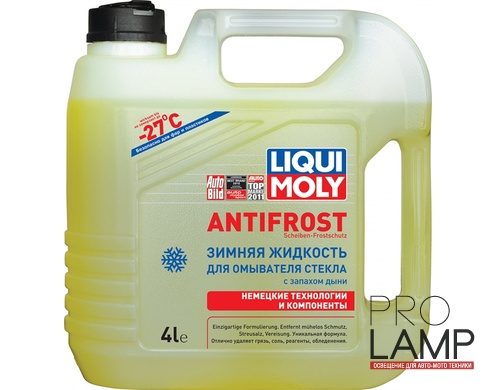 LIQUI MOLY ANTIFROST Scheiben-Frostschutz -27 С — Зимняя жидкость для омывателя стекла 4 л.